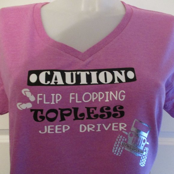 Jeep And Flip Flops T Shirt - Picture 10 of 11
